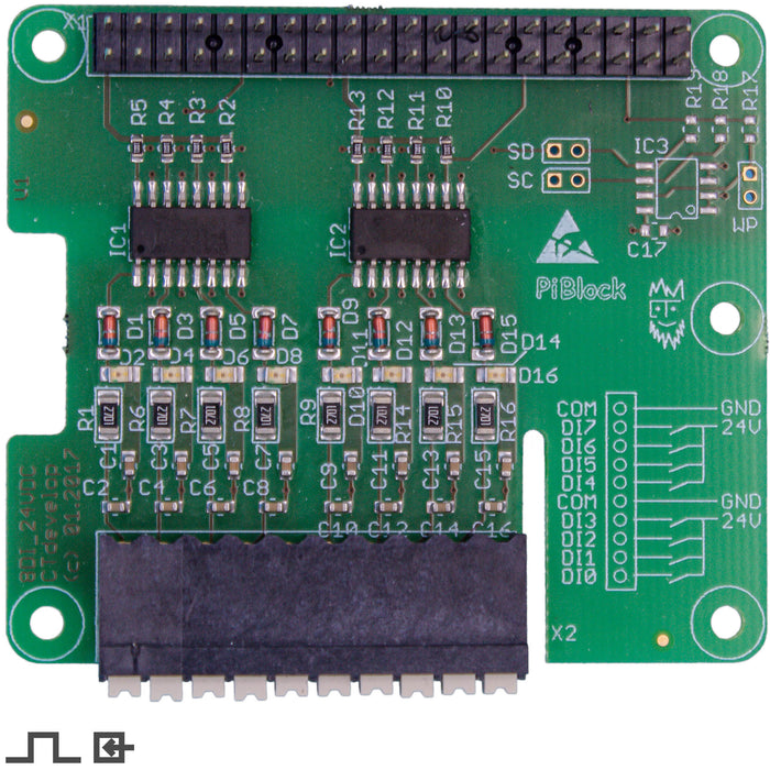 PiBlock 8 digital inputs